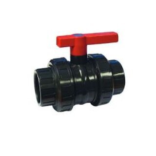 PVC Kugelhahn Klebemuffe �berwurfmutter 63 mm